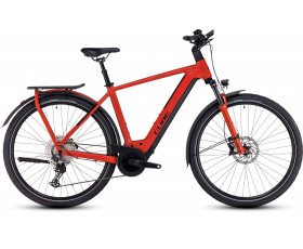 VELO ELECTRIQUE CUBE KATHMANDU HYBRID EXC 750 RED N BLACK 2024