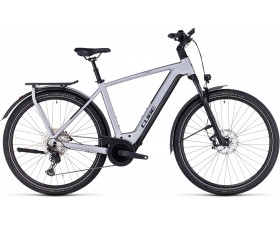 VELO ELECTRIQUE CUBE KATHMANDU HYBRID SLX 750 POLARSILVER N BLACK 2024