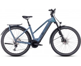 VELO ELECTRIQUE CUBE KATHMANDU HYBRID ABS 750 SMARAGDGREY N BLUE 2024