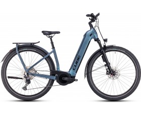 VELO ELECTRIQUE CUBE KATHMANDU HYBRID ABS 750 SMARAGDGREY N BLUE 2024