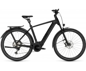 VELO ELECTRIQUE CUBE KATHMANDU HYBRID SLT 750 BLACK N METAL 2024