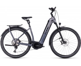 VELO ELECTRIQUE CUBE KATHMANDU HYBRID SLT 750 PRIZMSILVER N GREY 2024