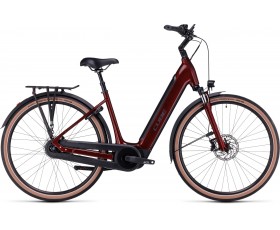 VELO ELECTRIQUE CUBE SUPREME RT HYBRID PRO 500 RED N BLACK 2024