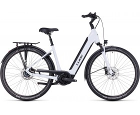 VELO ELECTRIQUE CUBE SUPREME HYBRID EXC 500 FLASHWHITE N BLACK 2024