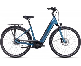 VELO ELECTRIQUE CUBE SUPREME RT HYBRID EXC 500 BLUE N BLACK 2024