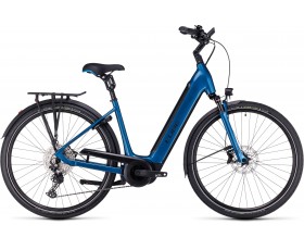 VELO ELECTRIQUE CUBE SUPREME SPORT HYBRID EXC 625 BLUE N BLACK 2024