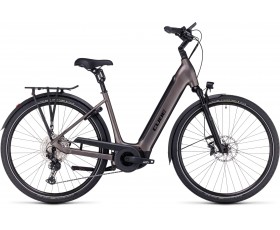 VELO ELECTRIQUE CUBE SUPREME SPORT HYBRID SLX 625 TEAK N BLACK 2024