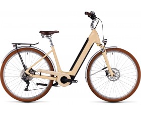 VELO ELECTRIQUE CUBE ELLA RIDE HYBRID 500 HONEY N WHITE 2024