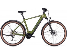 VELO ELECTRIQUE CUBE NURIDE HYBRID PRO 625 ALLROAD SHINYMOSS N BLACK 2024