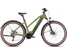 VELO ELECTRIQUE CUBE NURIDE HYBRID PRO 625 ALLROAD SHINYMOSS N BLACK 2024