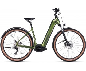 VELO ELECTRIQUE CUBE NURIDE HYBRID PRO 625 ALLROAD SHINYMOSS N BLACK 2024