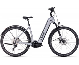 VELO ELECTRIQUE CUBE NURIDE HYBRID EXC 750 ALLROAD POLARSILVER N BLACK 2024