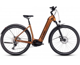 VELO ELECTRIQUE CUBE NURIDE HYBRID EXC 750 ALLROAD CARAMEL N BLACK 2024