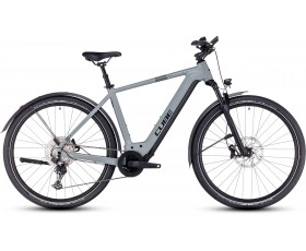 VELO ELECTRIQUE CUBE NURIDE HYBRID SLX 750 ALLROAD GREY N BLACK 2024