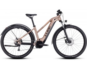 VTT ELECTRIQUE CUBE REACTION HYBRID PERFORMANCE 500 ALLROAD METALLICBROWN N ORANGE 2024