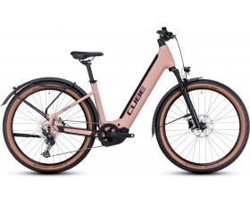 VTT ELECTRIQUE CUBE REACTION HYBRID PRO 500 ALLROAD BLUSHROSE N SILVER 2024