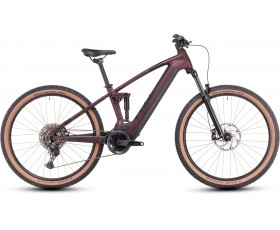 VTT ELECTRIQUE CUBE STEREO HYBRID 120 ONE 625 RUBYRED N BLACK 2024