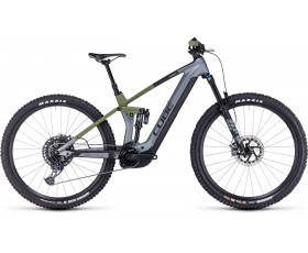 VTT ELECTRIQUE CUBE STEREO HYBRID 140 HPC TM 750 FLASHGREY N OLIVE 2024