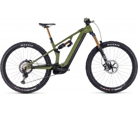 VTT ELECTRIQUE CUBE STEREO HYBRID ONE55 C:68X TM 750 29 OLIVE N CHROME 2024