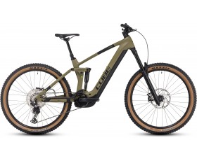 VTT ELECTRIQUE CUBE STEREO HYBRID 160 HPC RACE 750 27.5 OLIVE N GREEN 2024