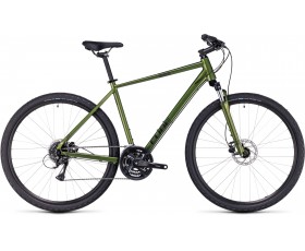 VELO URBAIN CUBE NATURE SHINYMOSS N BLACK 2024