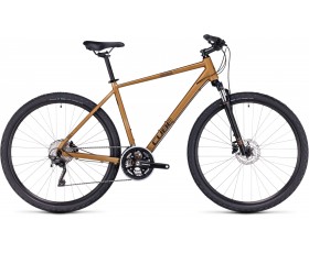 VELO URBAIN CUBE NATURE PRO GOLD N BLACK 2024