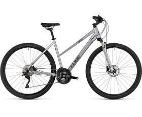 VELO URBAIN CUBE NATURE EXC POLARSILVER N BLACK 2024