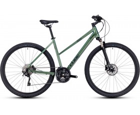 VELO URBAIN CUBE NATURE EXC VERDE N BLACK 2024