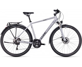 VELO URBAIN CUBE NATURE EXC ALLROAD POLARSILVER N BLACK 2024