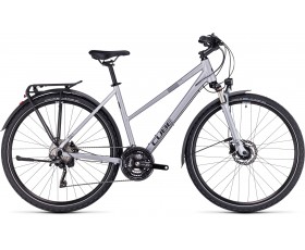 VELO URBAIN CUBE NATURE EXC ALLROAD POLARSILVER N BLACK 2024