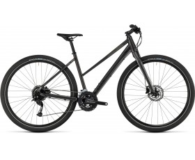 VELO URBAIN CUBE HYDE GRAPHITE N BLACK 2024