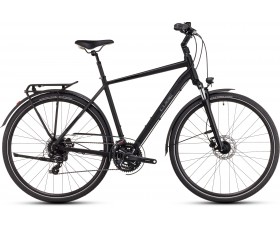 VELO URBAIN CUBE TOURING ONE BLACK N METAL 2024