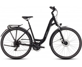 VELO URBAIN CUBE TOURING ONE BLACK N METAL 2024