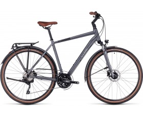 VELO URBAIN CUBE TOURING EXC GREY N METAL 2024