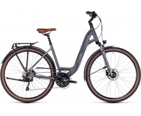 VELO URBAIN CUBE TOURING EXC GREY N METAL 2024