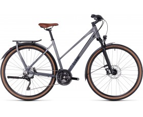 VELO URBAIN CUBE KATHMANDU SLX PRIZMSILVER N BLACK 2024