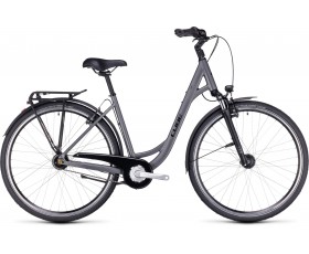 VELO URBAIN CUBE TOWN GREY N BLACK 2024