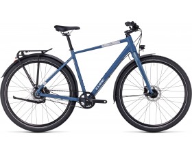 VELO URBAIN CUBE TRAVEL PRO DENIM N SILVER 2024