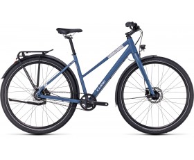 VELO URBAIN CUBE TRAVEL PRO DENIM N SILVER 2024