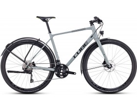 VELO URBAIN CUBE NULANE PRO FE GREY N BLACK 2024