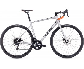 VELO ROUTE CUBE ATTAIN PRO SILVER N ORANGE 2024