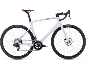 VELO ROUTE CUBE AGREE C:62 PRO WHITE N ORANGE 2024