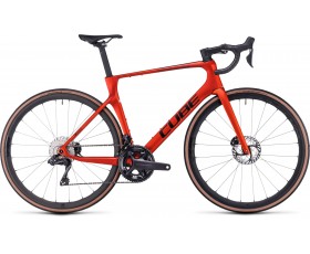 VELO ROUTE CUBE AGREE C:62 RACE FIREORANGE N BLACK 2024