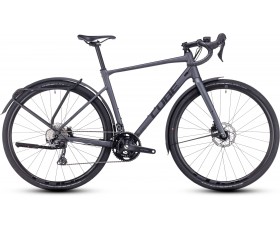 VELO GRAVEL CUBE NUROAD RACE FE GREY N BLACK 2024