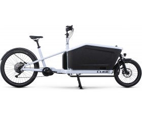 VELO CARGO ELECTRIQUE CUBE CARGO SPORT HYBRID 500 FLASHWHITE N BLACK 2024