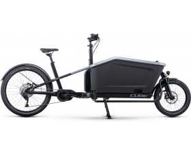 VELO CARGO ELECTRIQUE CUBE CARGO SPORT DUAL HYBRID 1000 FLASHGREY N BLACK 2024