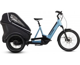 CARGO ELECTRIQUE CUBE TRIKE FAMILY HYBRID 750 BLUE N REFLEX 24"