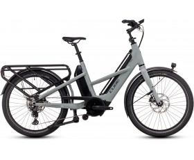 CARGO ELECTRIQUE CUBE LONGTAIL SPORT HYBRID 725 SWAMPGREY N REFLEX 26" 2025