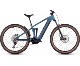 VTT ELECTRIQUE CUBE STEREO HYBRID ONE22 RACE SMARAGDGREY N BLACK 2025