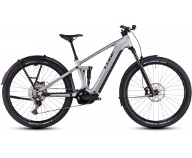 VTT ELECTRIQUE CUBE STEREO HYBRID ONE22 RACE ALLROAD SILVER N BLACK 2025